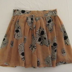 Chandelier studded mini bubble skirt